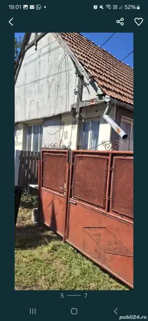 Casă si teren, 1000 mp E60 Capusu Mare