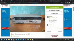 Casetofon deck SHARP - imagine 3