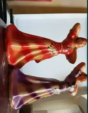 SET 2 Statuete Dansatoare flamenco latino inaltime 22cm -50 LEI - imagine 4