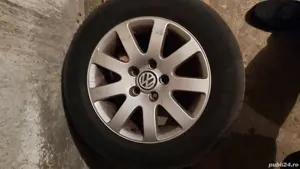 Vand jante aluminiu R15 + cauciucuri vara ca noi