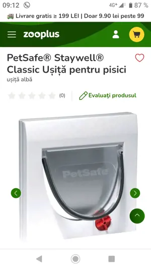 Usa pisici Petsafe classic - imagine 4