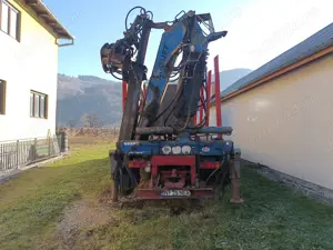 Camion transport bușteni cu macara hidraulică - imagine 7