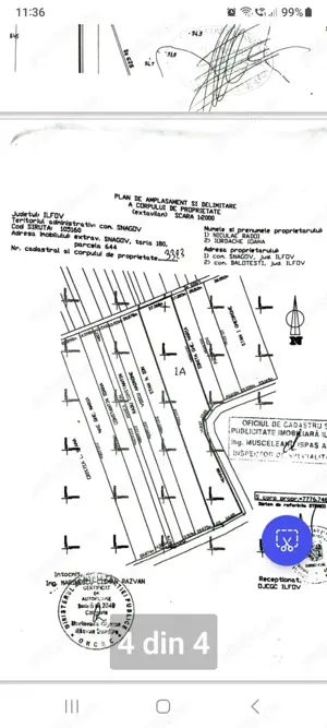 Teren Ciofliceni la padure -7700mp