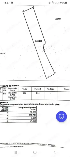 Teren Ciofliceni la padure -7777mp - imagine 2