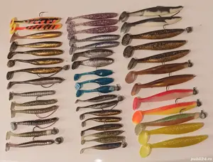 Trusă momeli artificiale moi soft silicon gume - imagine 3