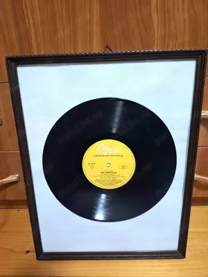 Tablou decor colectie expozitie retro vintage salon 1962 disc vinil 