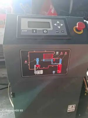 Compresor cu Surub Nuair Italian de 11 kw, 10 bar,AN 2016. 0RE 9970 - imagine 3