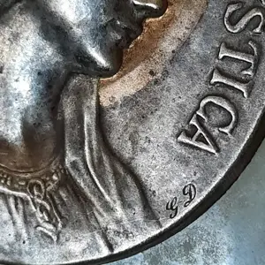 placheta Sf. Maria ROSA MYSTICA  semnata Emile DROPSY - imagine 3