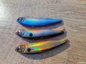 Cristal vibe 9cm, 7cm,  Solid vibe 85 mm, 75 mm, 65 mm, flatt shad , 5cm,77 mm