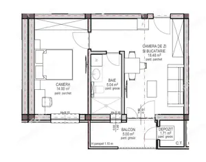 Apartament cu 2 camere si gradina proprie zona Lacul lui Binder - imagine 4