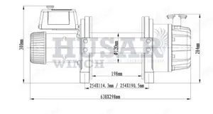 troliu HUSAR WINCH DST S 26000 lbs (trage 11793 kg) model nou - imagine 5