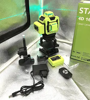 Nivel laser verde, autonivelare, telecomanda   precizie garantata - imagine 5