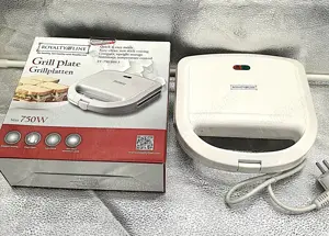 Sandwich maker inox 750W, 2 felii, antiaderent - imagine 2