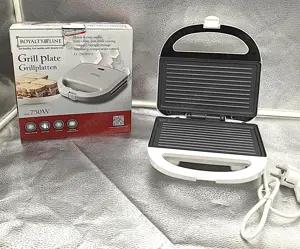 Sandwich maker inox 750W, 2 felii, antiaderent - imagine 1