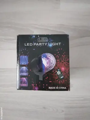 G L O B disco,multicolor cu 7 moduri de lumini,nou - imagine 2