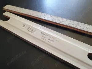 Rigla de calcul vintage Tehnolemn Timisoara - imagine 2