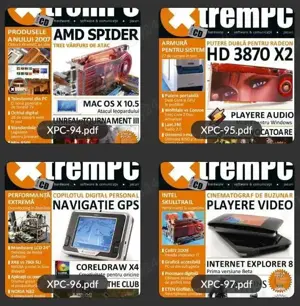 Reviste digitale retro colectie XtremPC LEVEL GameOver ComputerGames