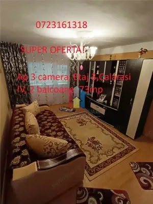 SUPER PRET! Ap 3 camere, ETAJ 3, Calarasi IV