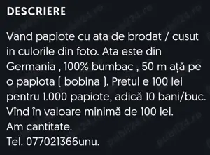 Ata cusut sau  brodat - imagine 2