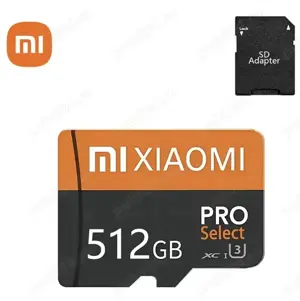 Card de memorie MicroSD Xiaomi 512GB, cu adaptor