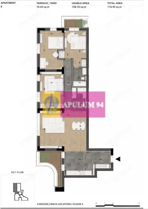 APARTAMENT 4 CAMERE 108mp | LICURG, CARTIERUL ARMENESC - imagine 3 APARTAMENT 4 CAMERE 108mp | LICURG, CARTIERUL ARMENESC - imagine 3