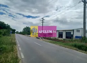 Săbăreni, teren 1900 mp, stradal, hală depozitare, productie, comert