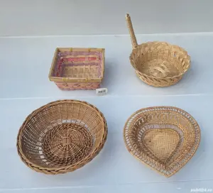 Lot coșuri din împletituri - imagine 4