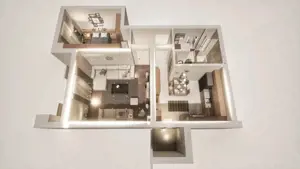 Apartament de vanzare, cu 2 camere, 64 mp, zona Ansamblul Vest Residence  - imagine 3