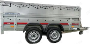 Vând remorcă dur aluminiu,masa autorizata 750kg - imagine 2