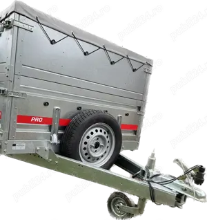 Vând remorcă dur aluminiu,masa autorizata 750kg - imagine 4