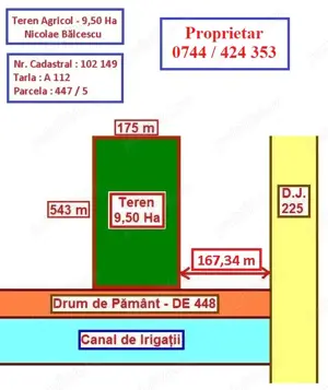 Teren Agricol - Comuna Nicolae Balcescu - Constanta - 23 Ha - 20.000 Euro - Hectarul - imagine 3