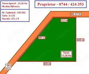 Teren Agricol - Comuna Nicolae Balcescu - Constanta - 23 Ha - 20.000 Euro - Hectarul - imagine 2