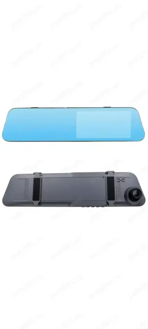 Camera de bord full HD, oglinda retrovizoare cu filmare fata spate, vedere nocturna, senzor miscare - imagine 3