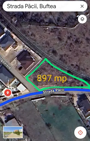 897 mp  teren intravilan Buftea Ilfov in spate la Lidl - imagine 2