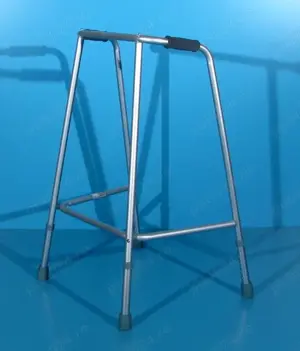 Cadru pentru mers din aluminiu fix NEFOLOSIT