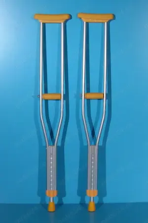 Carje cu sprijin subaxilar aluminiu NEFOLOSITE   set 2 buc - imagine 5