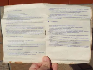 Carte instructiuni folosire mixer III Electroarges Romania anii 1990 - imagine 3