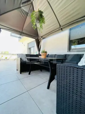 Penthouse LUX pe un singur nivel, cu 3 camere, 79 mp, decomandat, zona Tractorul - imagine 11