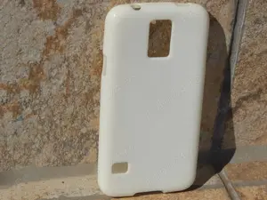 Husa telefon tip Samsung Galaxy S5   i9600 glossy culoare alba