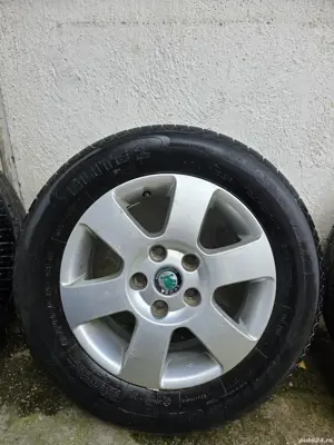 Jante 5x112 r15 originale Skoda - imagine 3