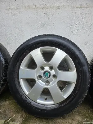 Jante 5x112 r15 originale Skoda - imagine 4
