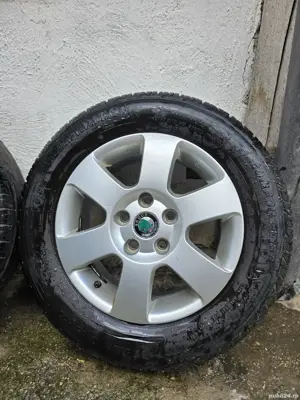 Jante 5x112 r15 originale Skoda - imagine 5