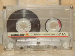 Caseta audio GoldStar HP 60 inregistrata fara cutie