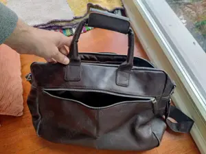 Geanta de voiaj din piele, geanta de laptop