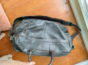 Geanta de voiaj din piele, geanta de laptop - imagine 2