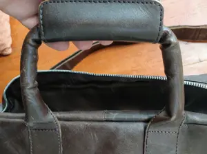 Geanta de voiaj din piele, geanta de laptop - imagine 6