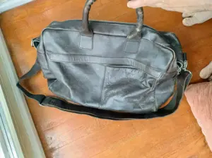 Geanta de voiaj din piele, geanta de laptop - imagine 4