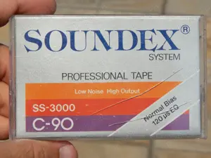 Casete audio Soundex-C90 desigilate (fab Viena Austria)(pret la buc)