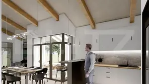 Casa pe parter cu un design deosebit, zona nordica / Simnicul de Jos - imagine 13