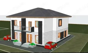 Dumbrăvița, casa tip duplex P+E, 256 mp teren, 110 mp utili, 162000 euro  - imagine 8